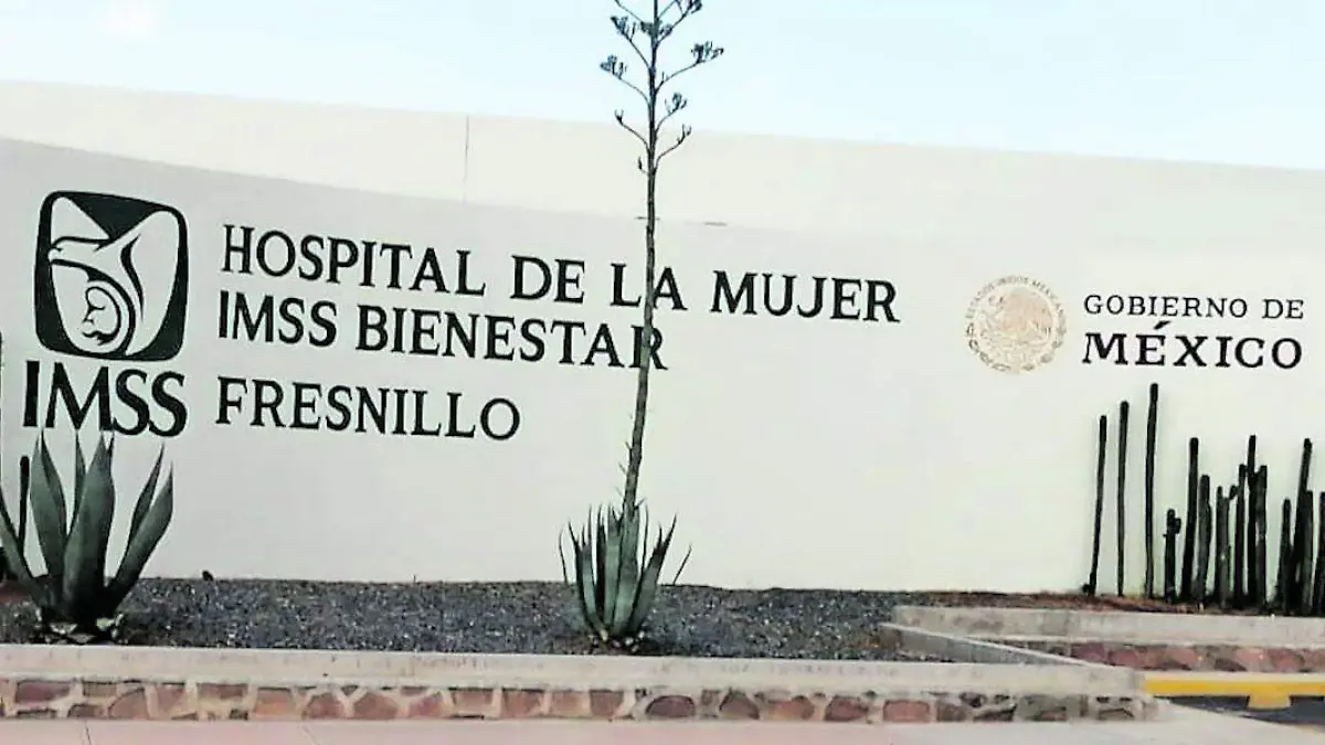 Fachada del Hospital de la Mujer en Fresnillo, Zacatecas